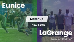 Matchup: Eunice vs. LaGrange  2019