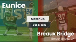 Matchup: Eunice vs. Breaux Bridge  2020