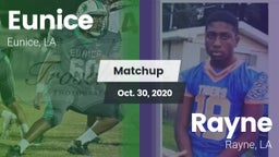Matchup: Eunice vs. Rayne  2020