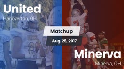 Matchup: United vs. Minerva  2017