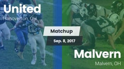 Matchup: United vs. Malvern  2017