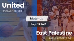 Matchup: United vs. East Palestine  2017