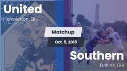 Matchup: United vs. Southern  2018