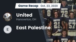 Recap: United  vs. East Palestine 2020