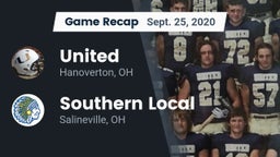 Recap: United  vs. Southern Local  2020