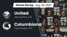 Recap: United  vs. Columbiana  2020