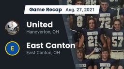 Recap: United  vs. East Canton  2021