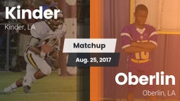 Matchup: Kinder vs. Oberlin  2017