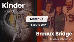 Matchup: Kinder vs. Breaux Bridge  2017