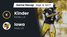 Recap: Kinder  vs. Iowa  2017