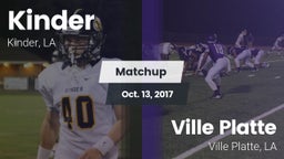 Matchup: Kinder vs. Ville Platte  2017