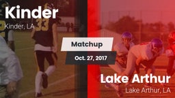 Matchup: Kinder vs. Lake Arthur  2017