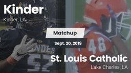 Matchup: Kinder vs. St. Louis Catholic  2019