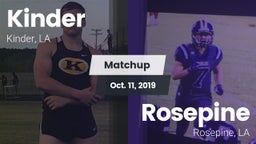 Matchup: Kinder vs. Rosepine  2019