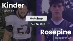Matchup: Kinder vs. Rosepine  2020