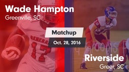 Matchup: Hampton vs. Riverside  2016