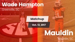 Matchup: Hampton vs. Mauldin  2017