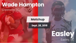 Matchup: Hampton vs. Easley  2018