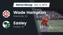 Recap: Wade Hampton  vs. Easley  2019