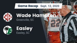 Recap: Wade Hampton  vs. Easley  2020