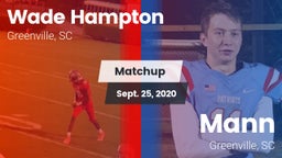 Matchup: Hampton vs. Mann  2020