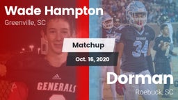 Matchup: Hampton vs. Dorman  2020