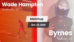 Matchup: Hampton vs. Byrnes  2020