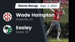 Recap: Wade Hampton  vs. Easley  2022