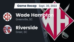 Recap: Wade Hampton  vs. Riverside  2022