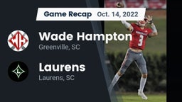 Recap: Wade Hampton  vs. Laurens  2022