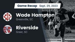 Recap: Wade Hampton  vs. Riverside  2023