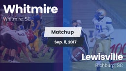 Matchup: Whitmire vs. Lewisville  2017