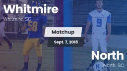 Matchup: Whitmire vs. North  2018