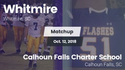 Matchup: Whitmire vs. Calhoun Falls Charter School 2018