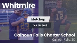 Matchup: Whitmire vs. Calhoun Falls Charter School 2019