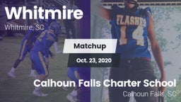 Matchup: Whitmire vs. Calhoun Falls Charter School 2020