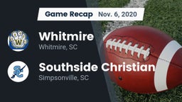Recap: Whitmire  vs. Southside Christian  2020