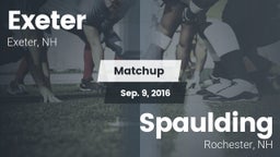 Matchup: Exeter vs. Spaulding  2016