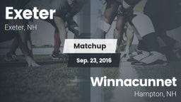 Matchup: Exeter vs. Winnacunnet  2016