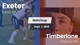 Matchup: Exeter vs. Timberlane  2018