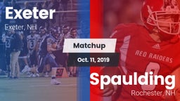 Matchup: Exeter vs. Spaulding  2019