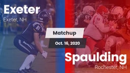 Matchup: Exeter vs. Spaulding  2020