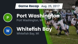 Recap: Port Washington  vs. Whitefish Bay  2017