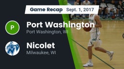 Recap: Port Washington  vs. Nicolet  2017