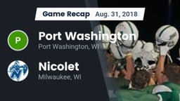 Recap: Port Washington  vs. Nicolet  2018