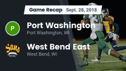 Recap: Port Washington  vs. West Bend East  2018