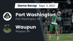 Recap: Port Washington  vs. Waupun  2021