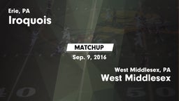 Matchup: Iroquois vs. West Middlesex  2016