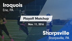 Matchup: Iroquois vs. Sharpsville  2016