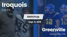 Matchup: Iroquois vs. Greenville  2019